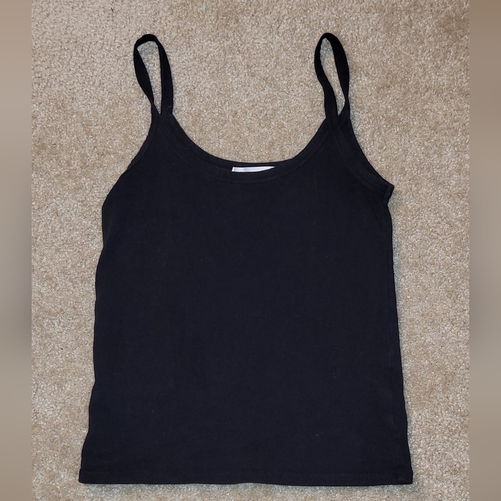 Forever 21 medium, black, cropped tinktop